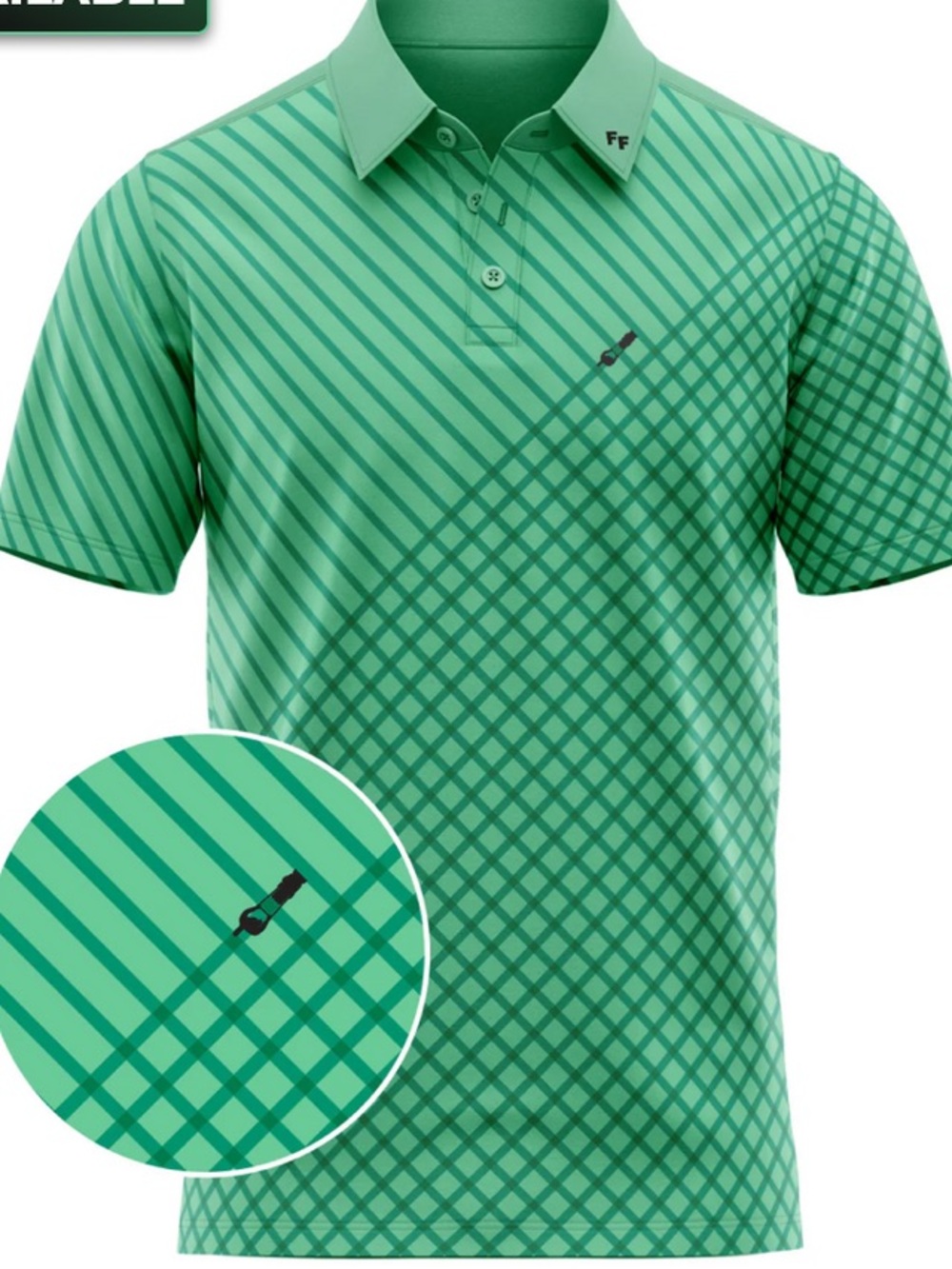 Fore Fathers Turf Dad Golf Polo